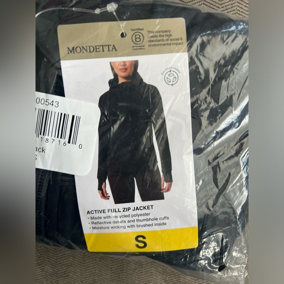 Mondetta Black Full Zip Jacket - Picture 4 of 5